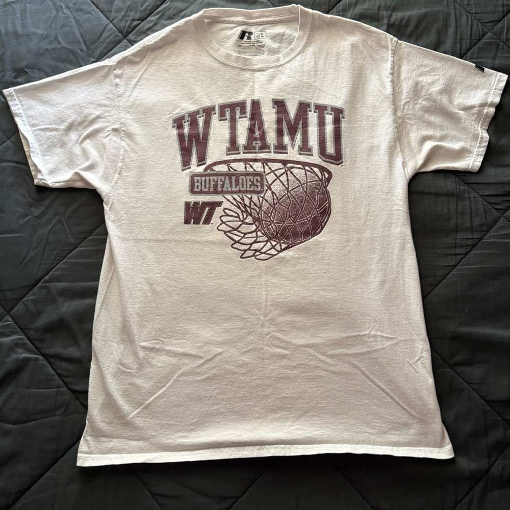 WT Buffaloes Basketball Shirt Size Large